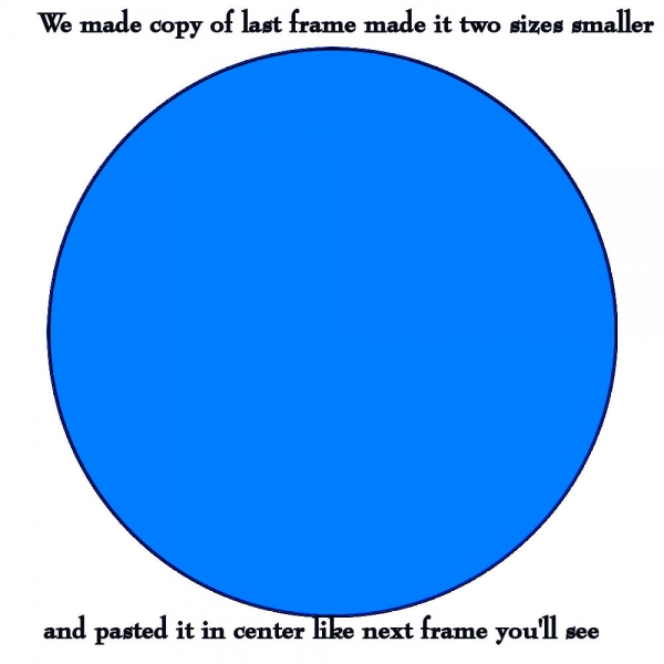 Creation of Putting Up An Icon: Step 3